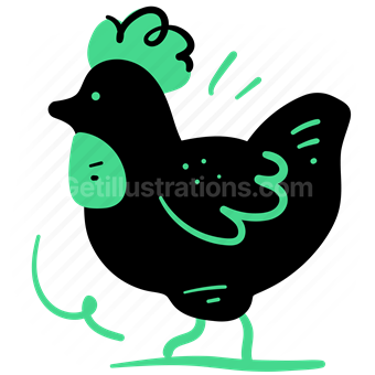 farm, farming, agriculture, chicken, bird, animal, wildlife